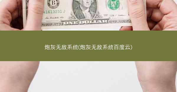 炮灰无敌系统(炮灰无敌系统百度云)