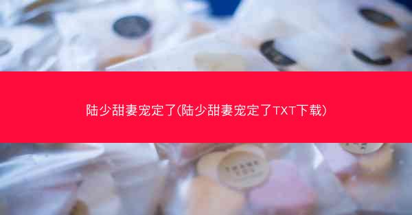 陆少甜妻宠定了(陆少甜妻宠定了TXT下载)