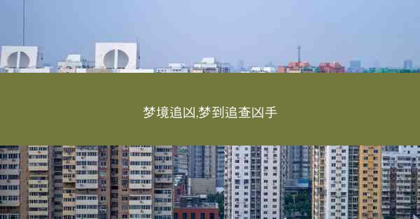 梦境追凶,梦到追查凶手