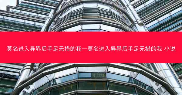 莫名进入异界后手足无措的我—莫名进入异界后手足无措的我 小说
