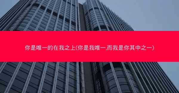 你是唯一的在我之上(你是我唯一,而我是你其中之一)