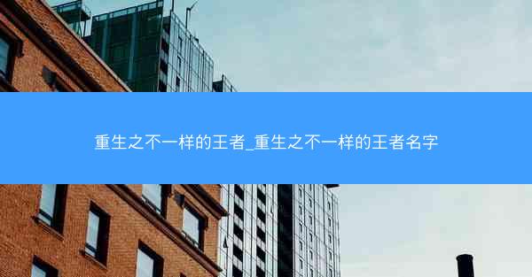 重生之不一样的王者_重生之不一样的王者名字