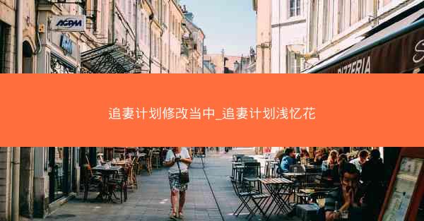 追妻计划修改当中_追妻计划浅忆花