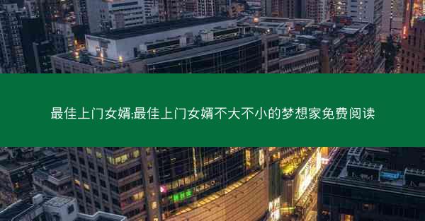 最佳上门女婿;最佳上门女婿不大不小的梦想家免费阅读