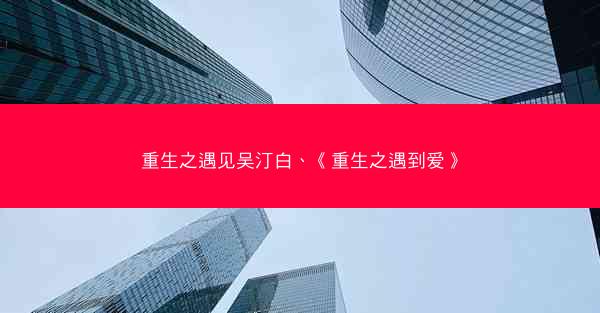 重生之遇见吴汀白、《重生之遇到爱》